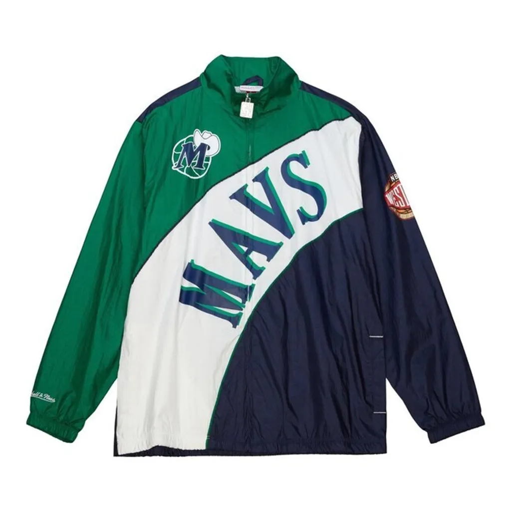 Giacca a Vento Dallas Mavericks Arched Retro Lined - Mitchell & Ness M