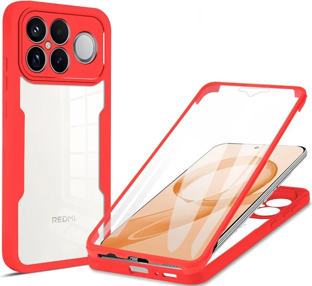 Cover Phonesta 360 Xiaomi Poco F8 Ultra - Rosso Integrale Slim Protect