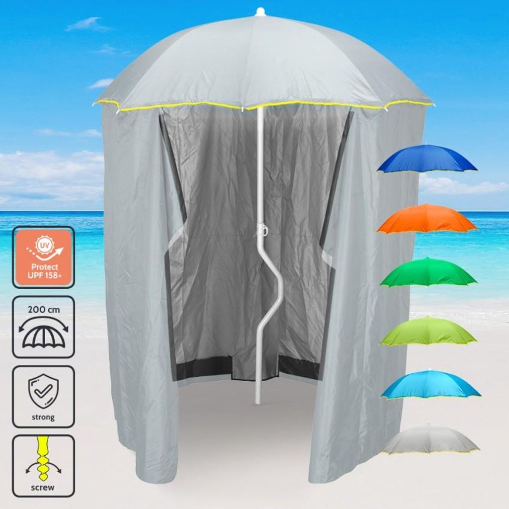 Parasol/parapluie de plage Girafacile protection uv et Image du produit 