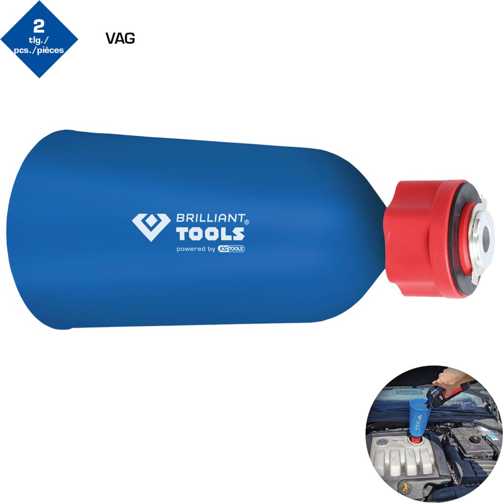Nálevka pro plnění oleje s adaptérem pro VAG, 2 ks Obrázek produktu 