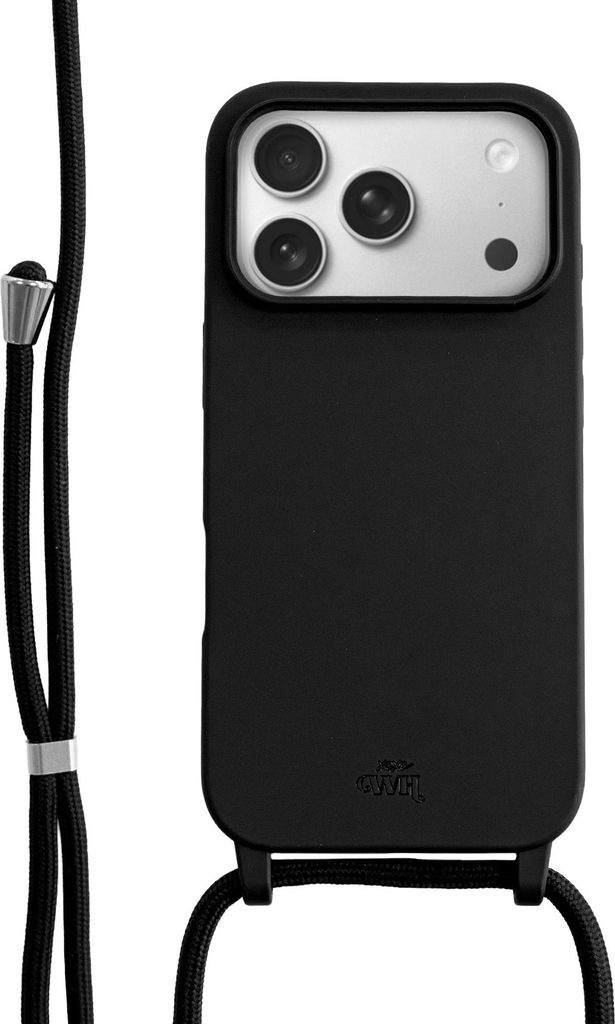 Silicone Cord Case Black - iPhone 17 Pro