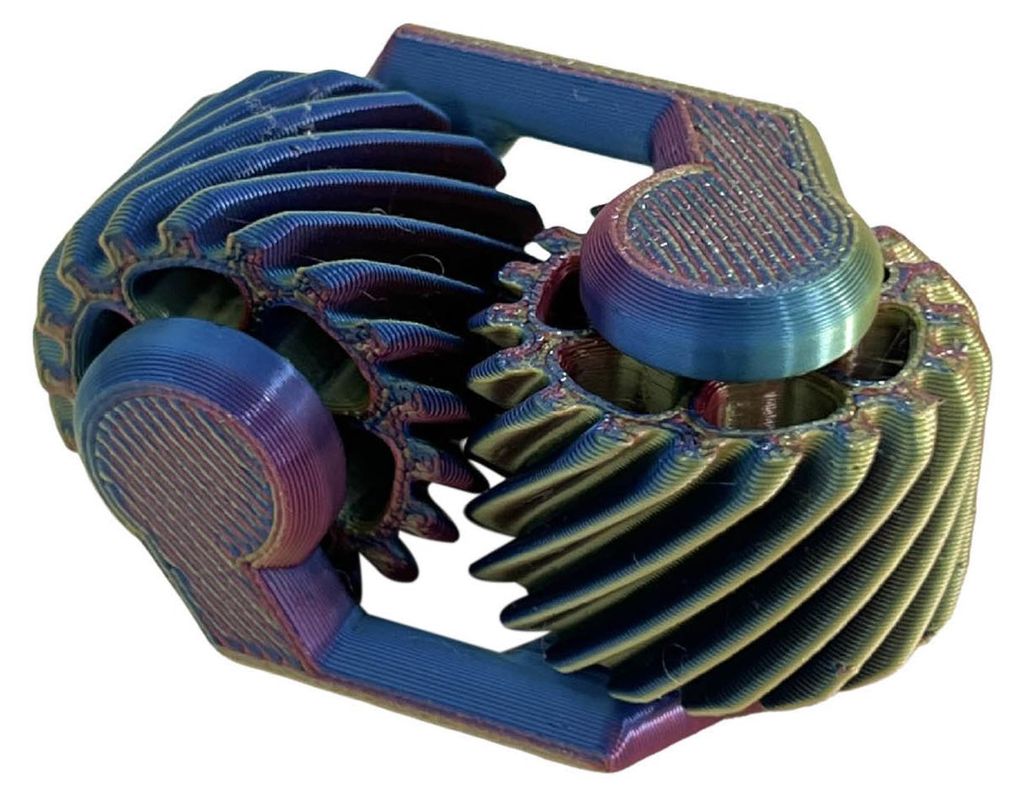 3D-gedruckter Fidget Spinner – Stressabbau, sensorisches Spielzeug, tragbar, für Reisen, Konzentrationsförderung, Büro
