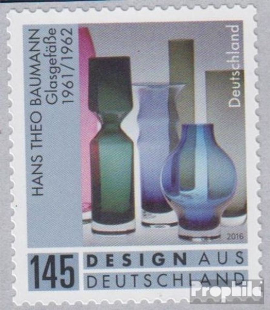 Briefmarken BRD (BR.Deutschland) 2017 Mi 3330 (kompl.Ausg.) selbstklebende Ausgabe postfrisch Design aus Deutschland