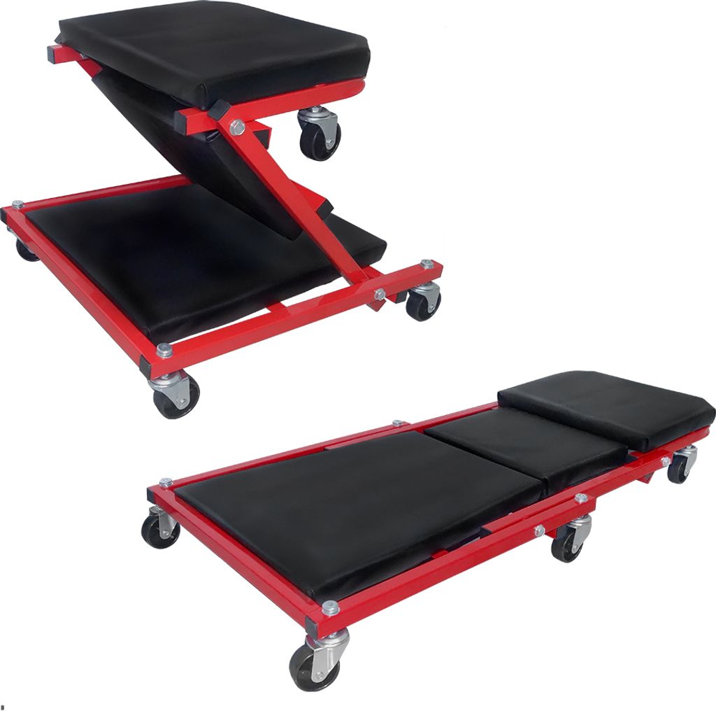 XMTECH 2-in-1 Rollbrett Montageliege Faltbares Produktbild 
