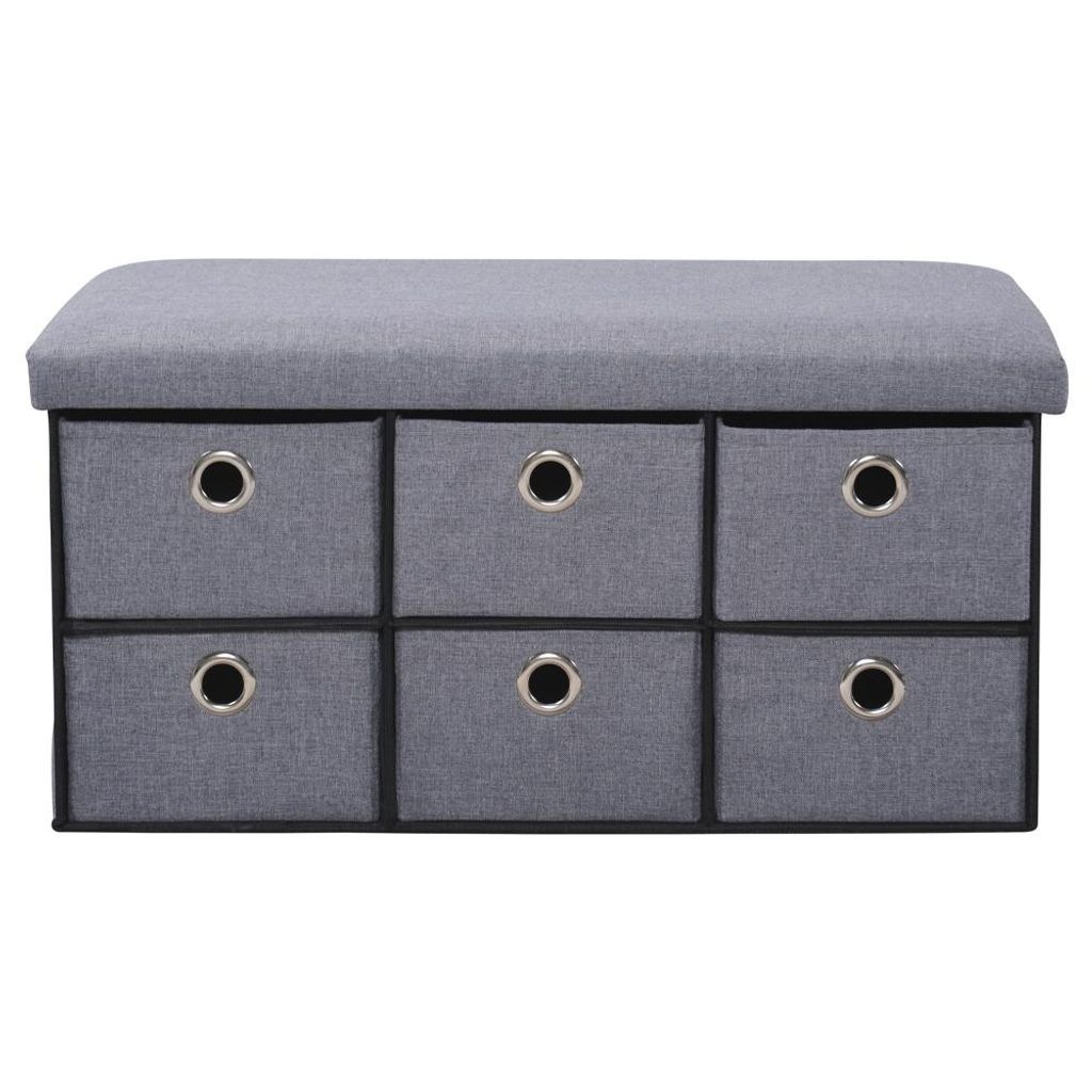 KESPER Čalúnená Komoda 6 Priehradok 76 X 38 X 38 cm Svetlo Obrázok produktu 
