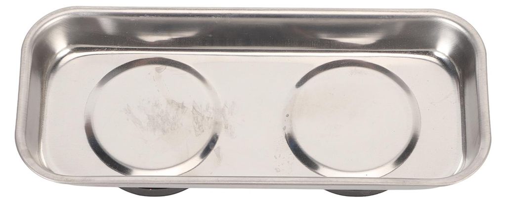 Magnetische Nadelschale aus Edelstahl, starker Magnet, tragbar, stabil, Nadelhalter zum Nähen, Handarbeiten, rechteckig (5,1 x 2,6 x 1,2 Zoll)