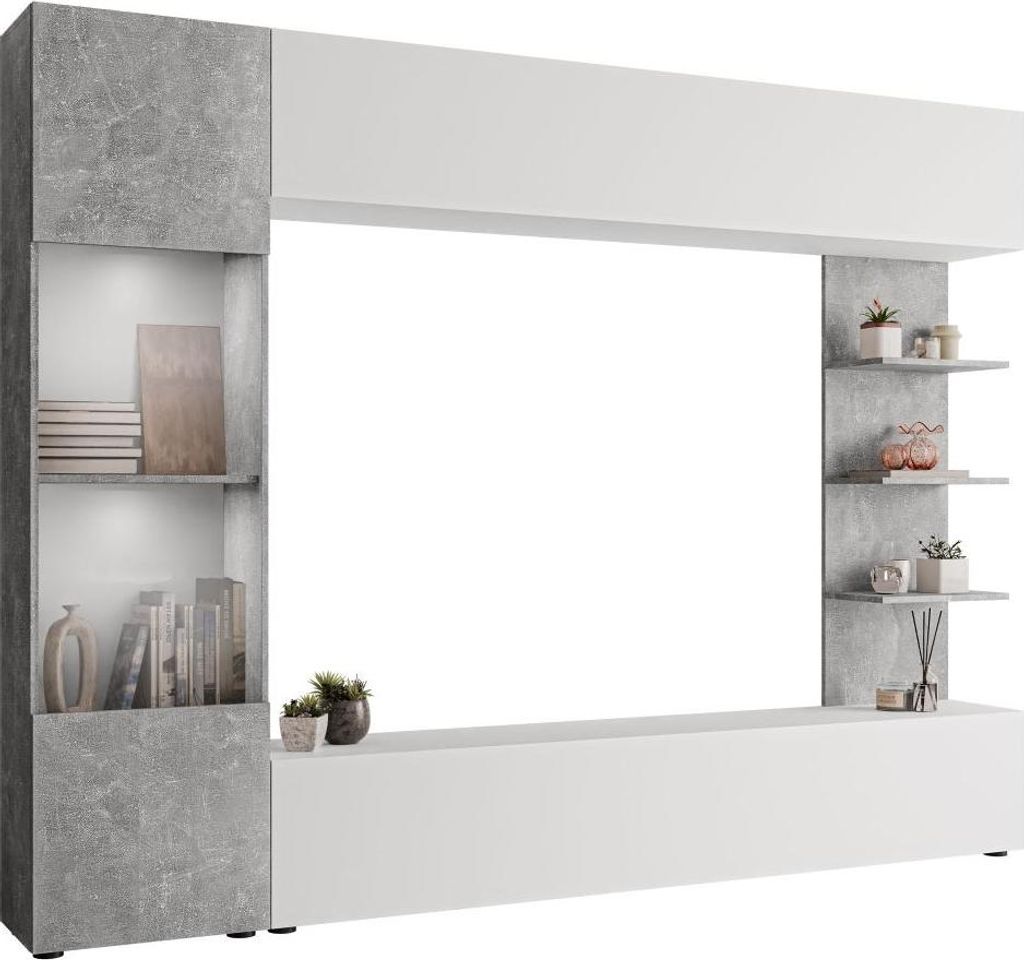 MIRJAN24 Wohnwand Lazando, Stilvoll Wohnzimmer-Set, Produktbild 