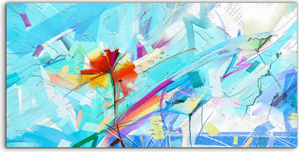 Coloray Acrylbild 120x60 Wandbild Acrylbilder Foto Bild Malerei abstrakte farbige