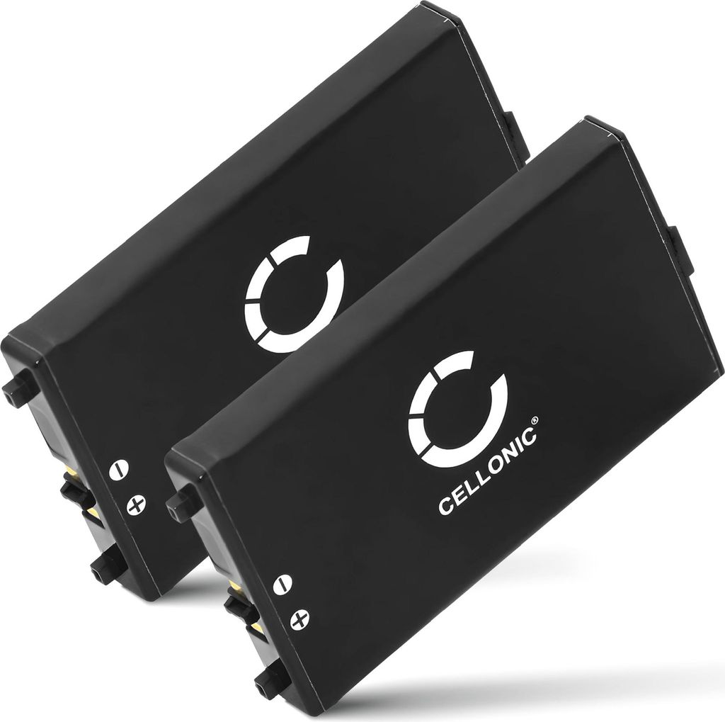 subtel 2x Akku für Spielekonsole Kompatibel mit Nintendo DS, NTR-001 - (800mAh, 3.7V)