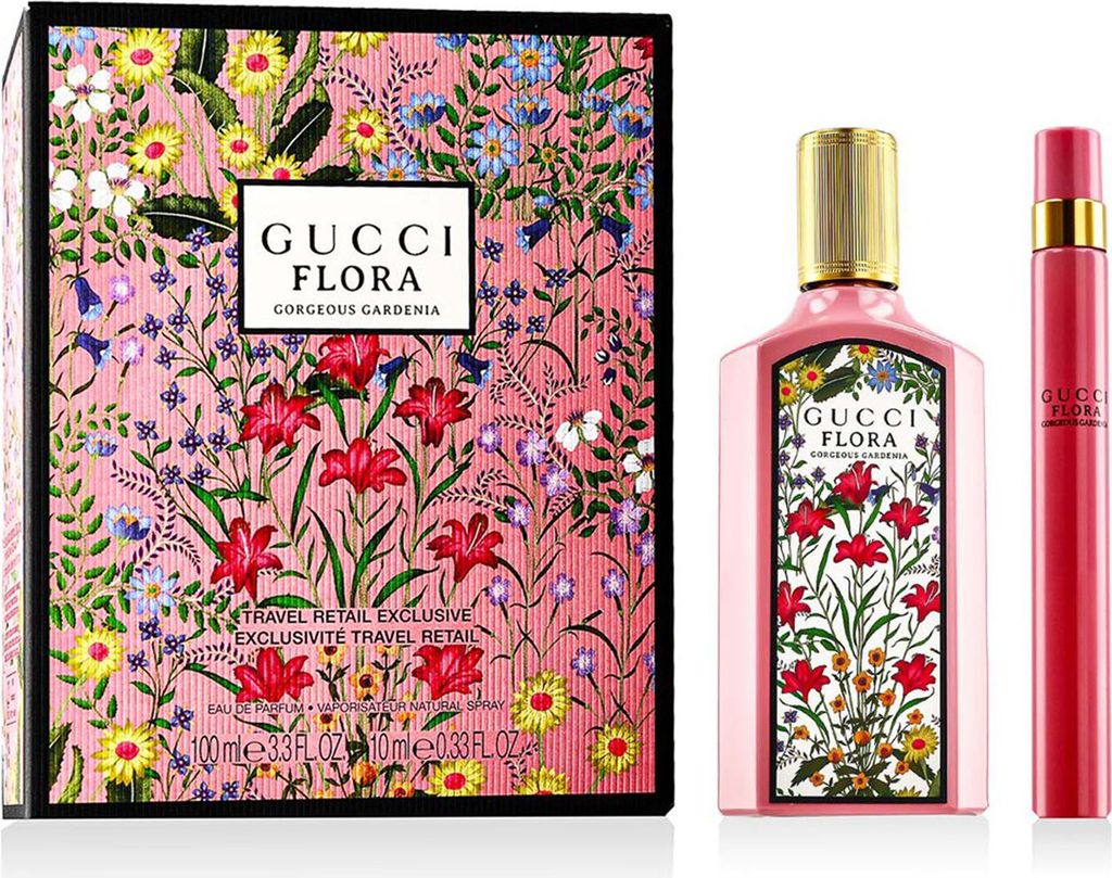 Gucci Flora Gorgeous Gardenia EDP 100 ml + EDP MINI 10 ml W