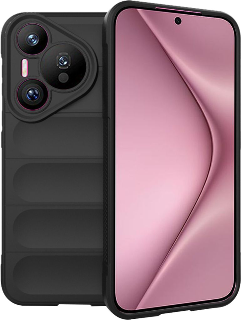 Techsuit Magic Shield Back Cover Hülle für Huawei Pura 70 - Schwarz