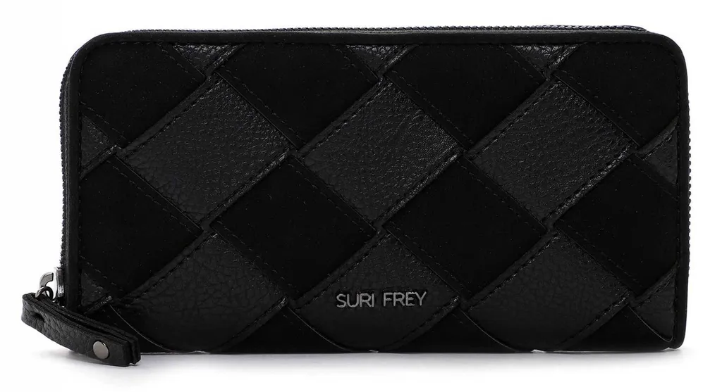 Portefeuille SURI FREY Nandy noir : ne perdez plus rien grâce au zip total