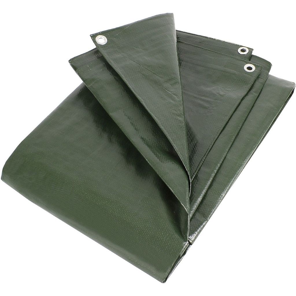 PE Holzabdeckplane 1,5 x 10 m grün 210 g|m² 431510