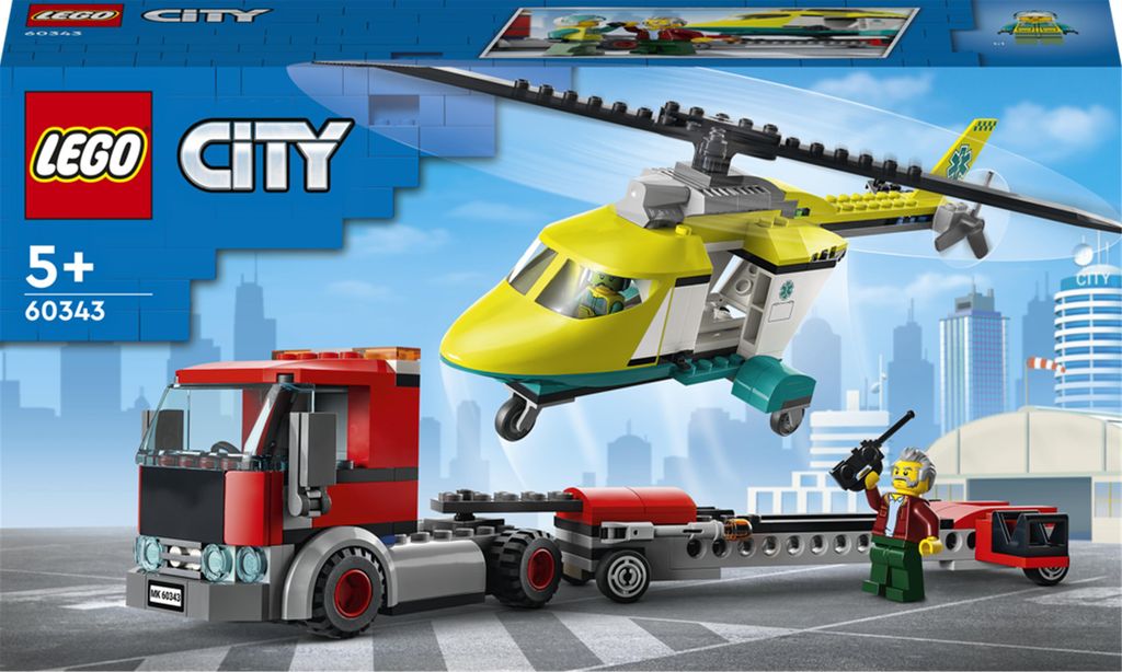 LEGO 60343 Miejski helikopter transportowy, zabawka od 5 Zdjęcie produktu 