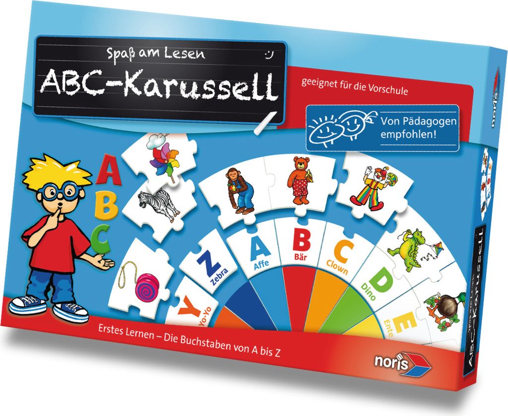 Noris Spiele ABC-Karussell; 606076151 Produktbild 