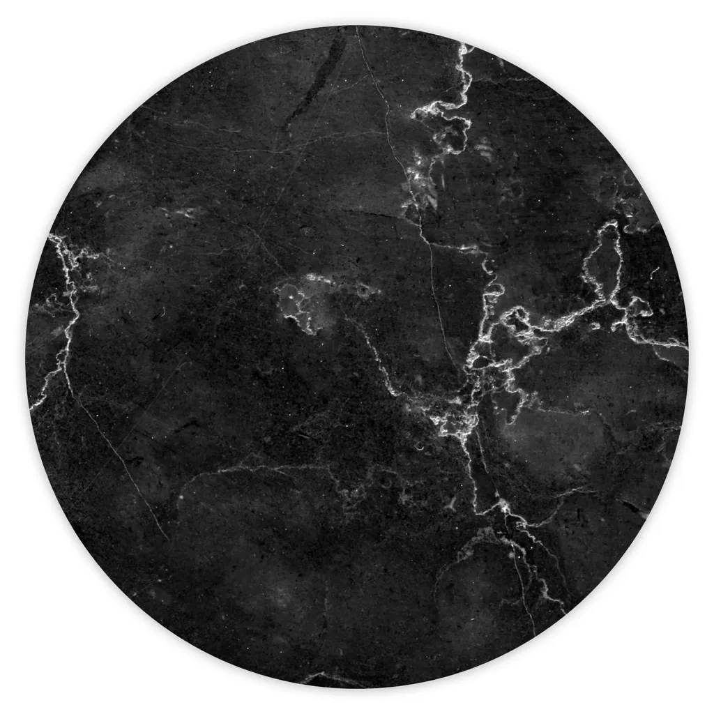 Tapis de souris ergonomique rond pour bureau moderne design marbre