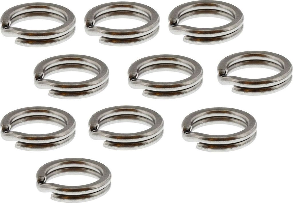 Westin Splitring Black Nickel - 10 Sprengringe, Durchmesser:5mm
