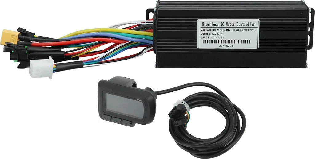 Kit de Conversion pour Scooter Électrique 30A 1500W LCD 24V 36V 48V