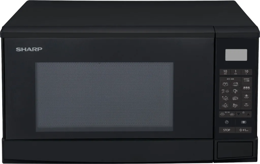 Micro-ondes Solo 20L Sharp R670BK - Appareil de Cuisson Pose Libre Noir - 6