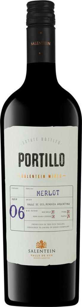 Bodegas Salentein Portillo Merlot 2018 Mendoza | Argentinien | 13,5% vol | 0,75 l