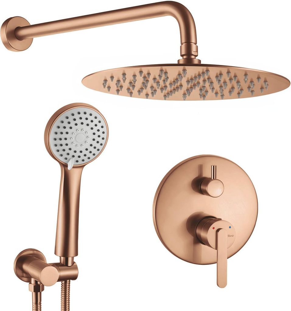Unterputz-Duschset Rea Js-1180Brg Brush Copper Produktbild 