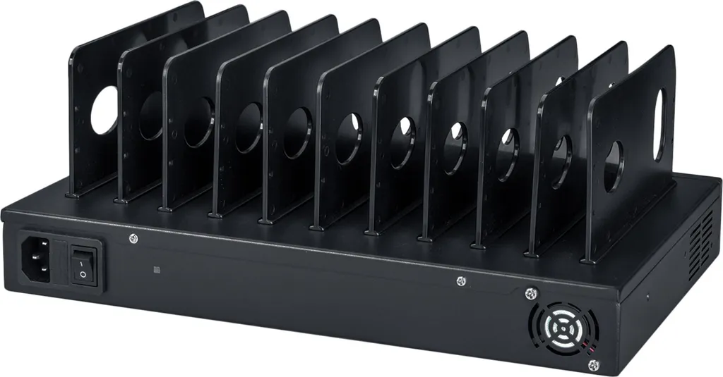 Station d'alimentation multiport InLine 1000W 10x USB-C PD 3.0 et QC 5.0 - 3