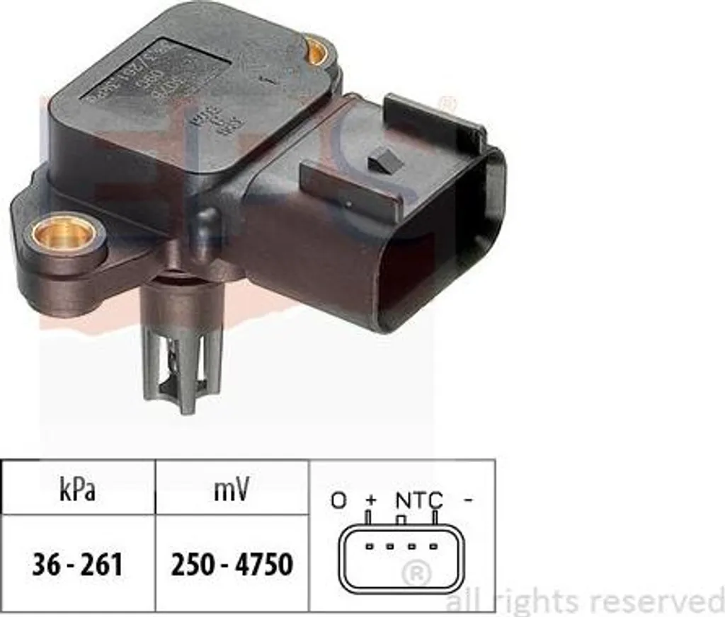 Capteur d'altitude EPS 1 993 076 pour Ford Mondeo et Transit 1827054