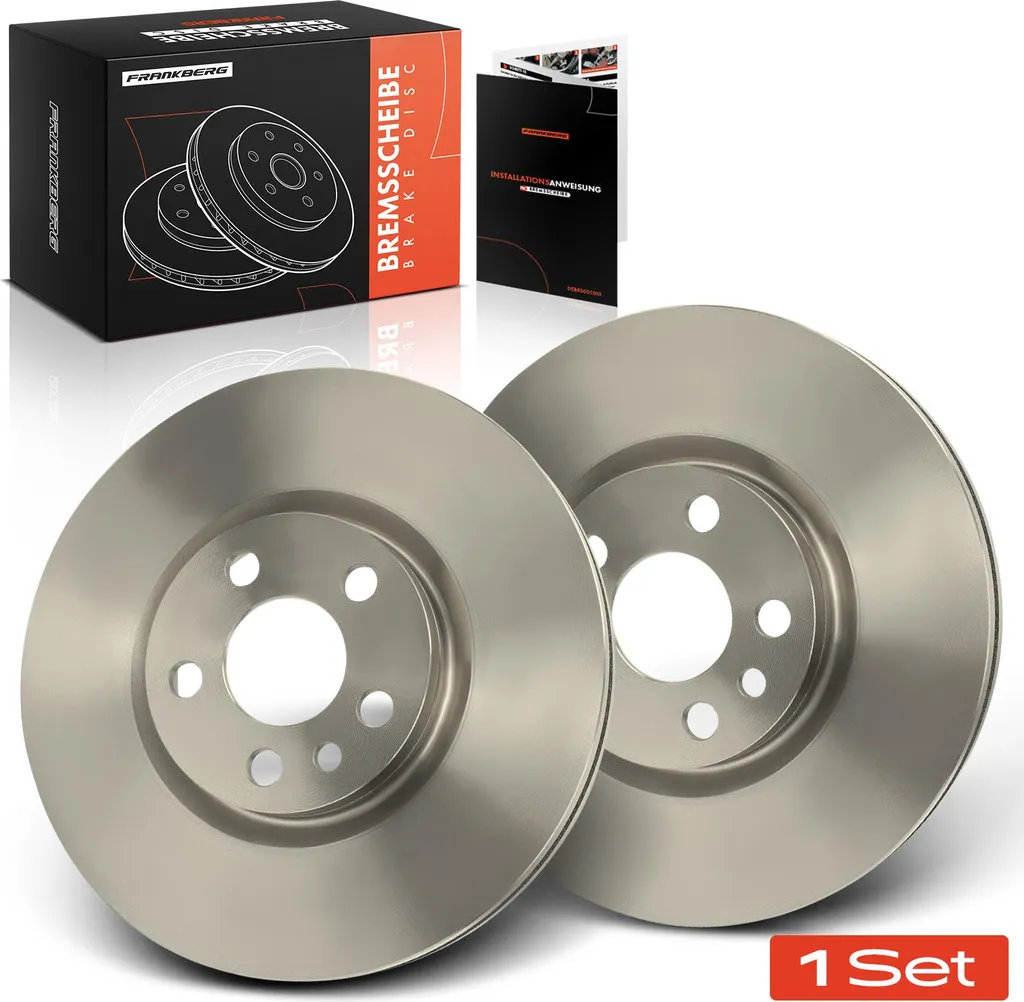 Disque de Frein Avant Ventilé pour Peugeot 807 et Lancia Phedra 2 Pièces
