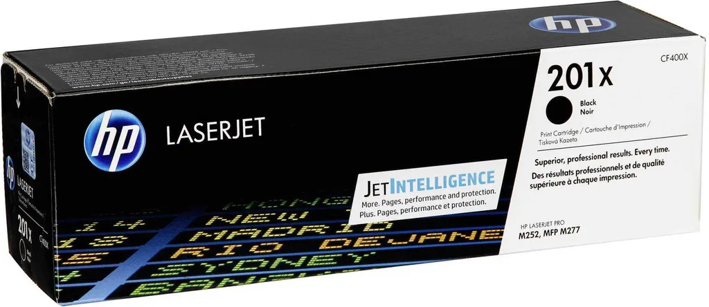 HP 201X High Capacity Black LJ Toner Cartridge, CF400X (2,800 pages)