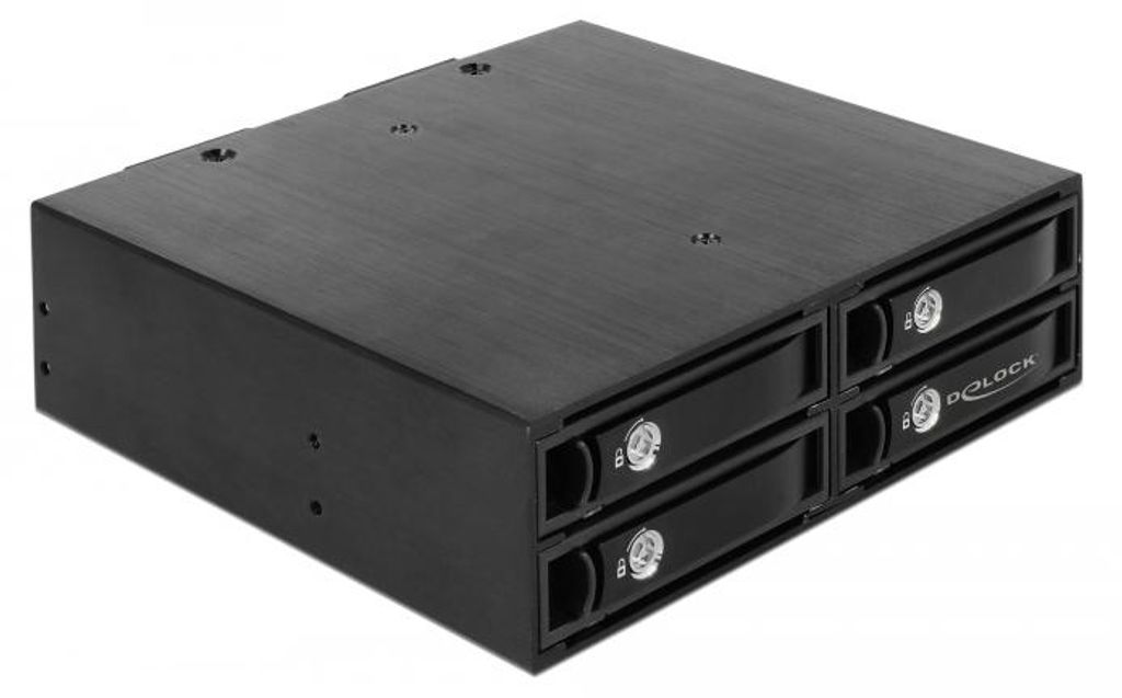 Wechselrahmen 5.25 für 4 x 2.5 SATA / SAS HDD / SSD 12 Gb/s Produktbild 