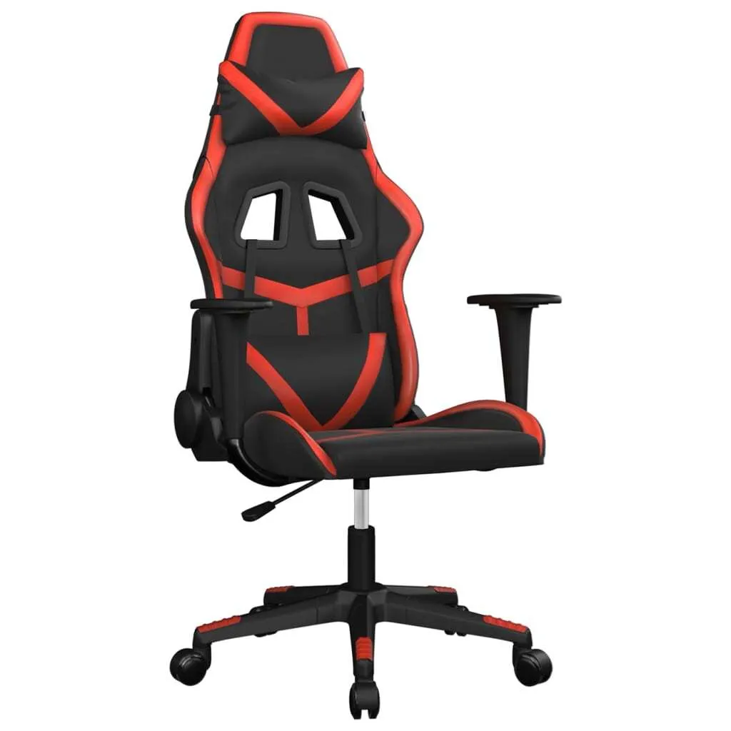 Sedia da Gioco Ecopelle Nera e Rossa | Comfort Gaming Professionale