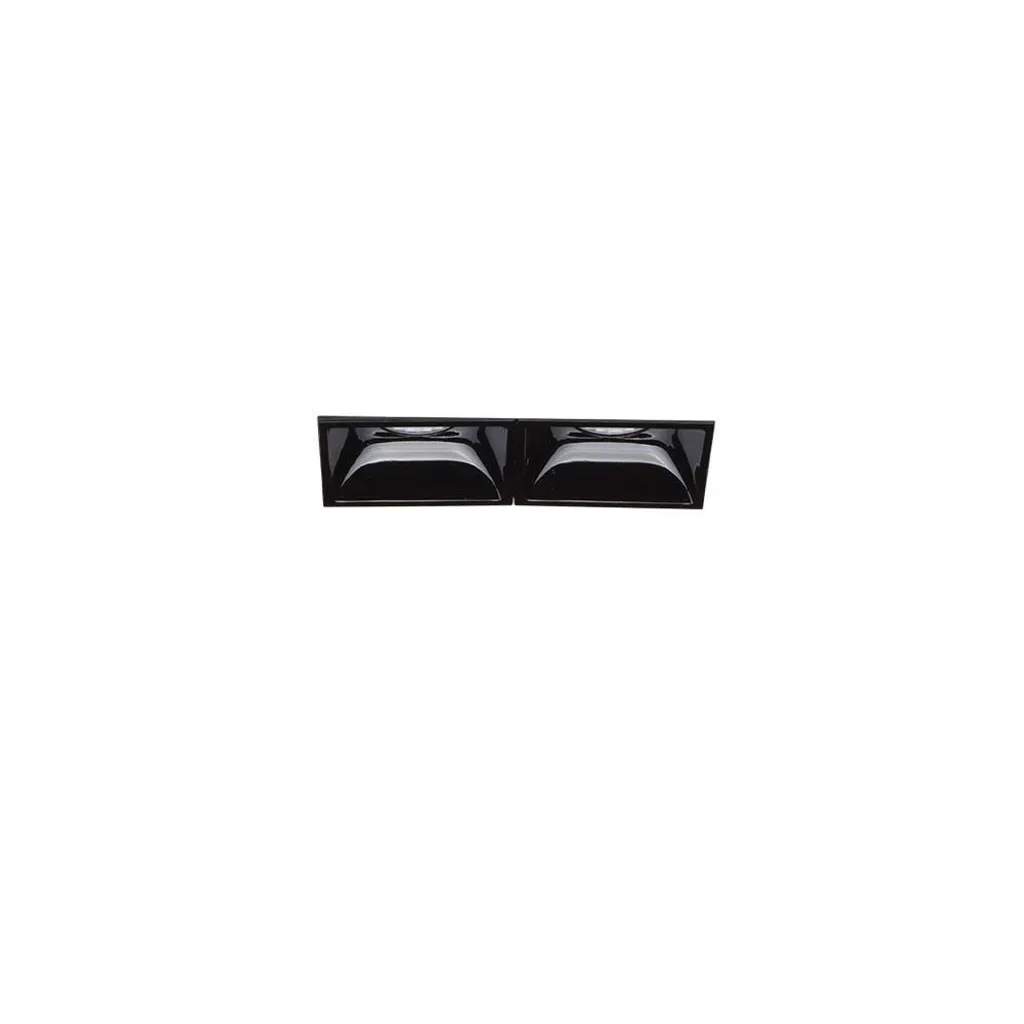 Éclairage LED encastré pour bureau et salon Lika Fi2 Trimless Noir 206202