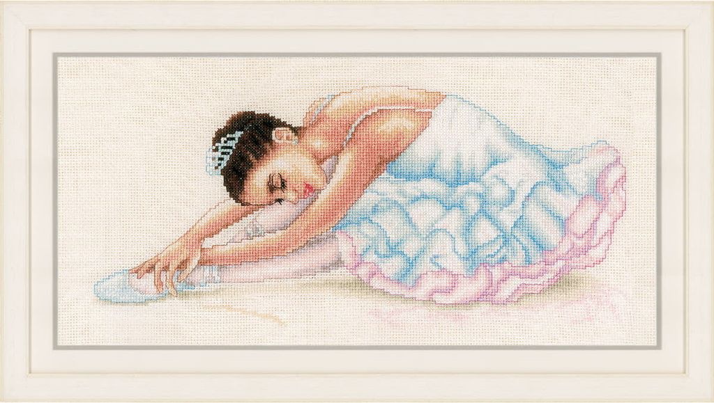 Vervaco Kreuzstich Set "Ballett", Zählmuster, 38x19cm