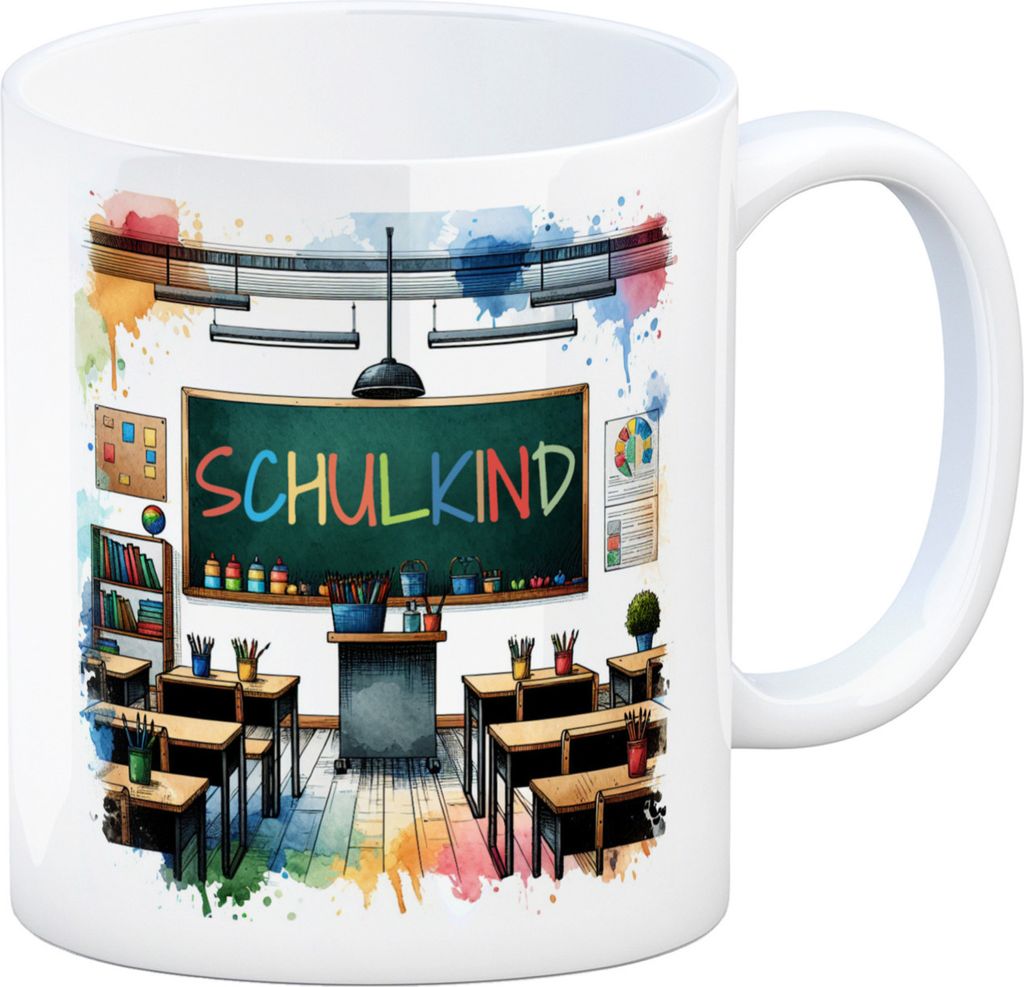 Schulkind Kaffeebecher