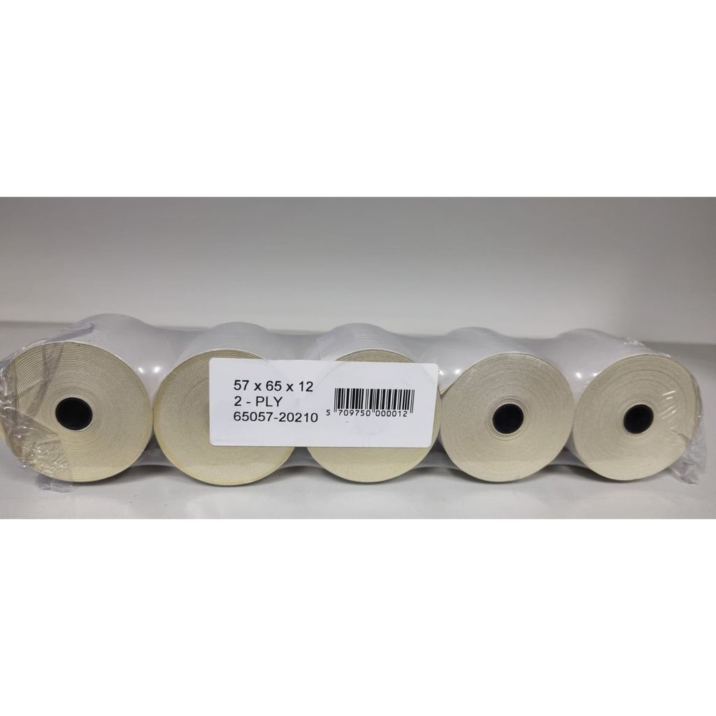 Kassenrolle 57mmx22m Durchschlag 5St.