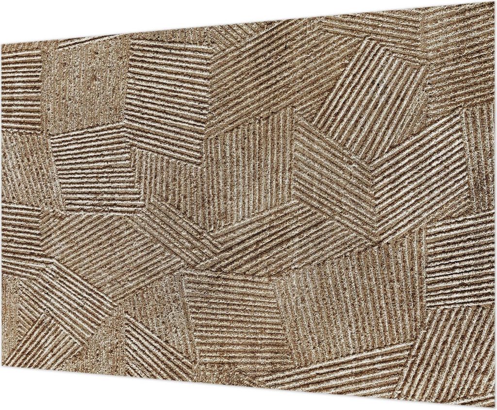 Wandtapete - Dekorative Tapete für Wohnzimmer - Tapetenfolie für Wanddekoration - 312x219 cm - Strukturlinien