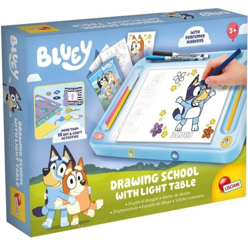 Tableau Rétroéclairé Bluey LISCIANI : Kit Créatif et Éducatif Complet - 2