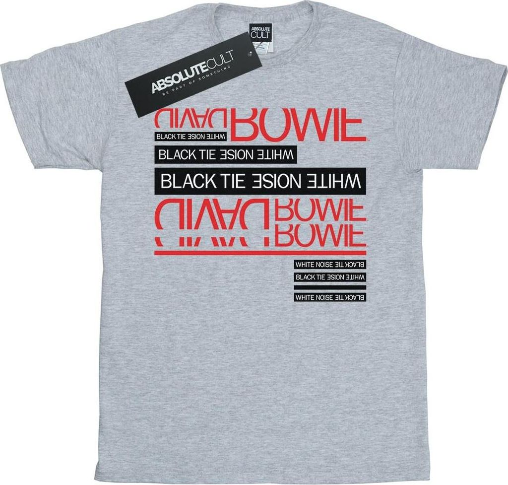 David Bowie - T-Shirt für Mädchen BI15608 (152-158) (Grau)