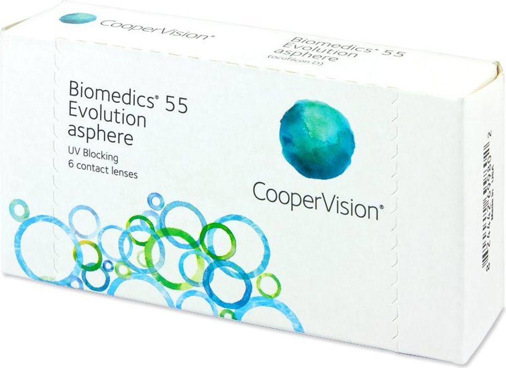 Biomedics 55 Evolution (6 Linsen) Stärke: -4.50, BC: 8.60, DIA: 14.20