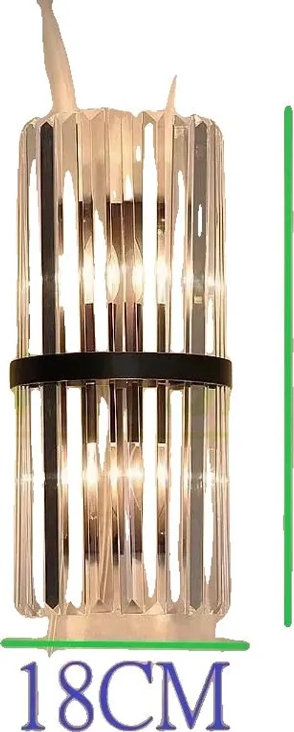 Luminaire Mural LED Noir 45cm - Éclairage Design pour Salon et Chambre