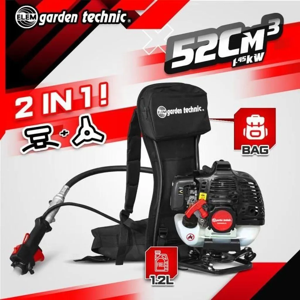 Débroussailleuse 52cc ELEM Garden pour Éliminer les Ronces Facilement - 5