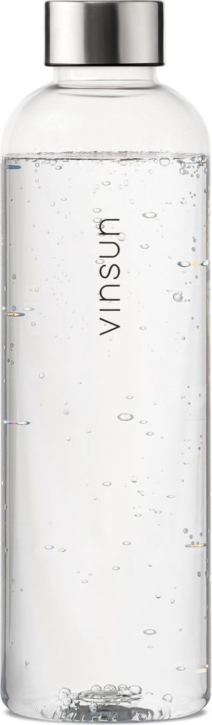 Trinkflasche Tritan auslaufsicher Sport Wasser Flasche 650ml Transparent Vinsun