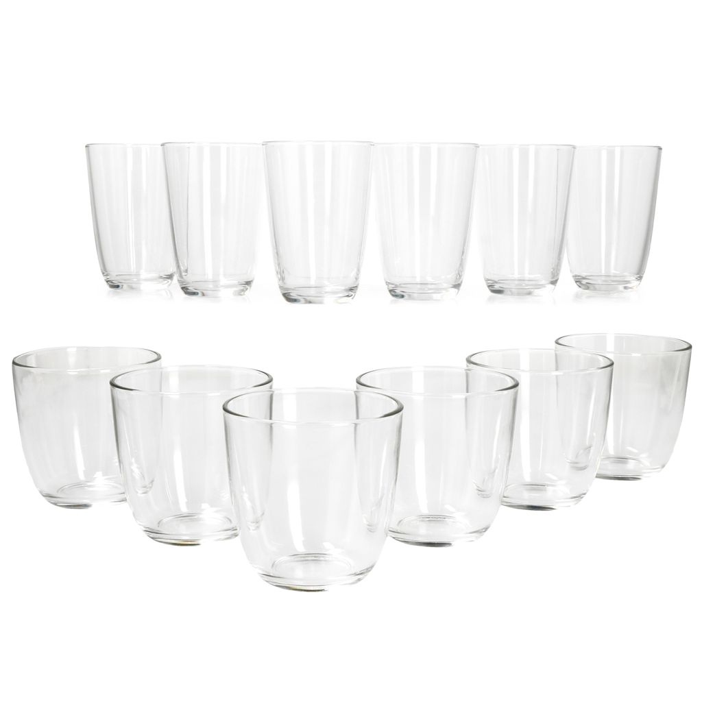 0,25 l 12 St Kunststoff Glasoptik Longdrink Gläser 