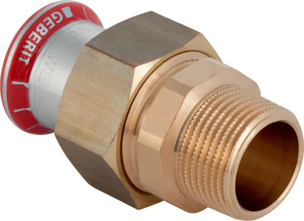 Acquista Raccordo Geberit Mapress d54 mm Zincato - Transizione R2 Tenuta Piana