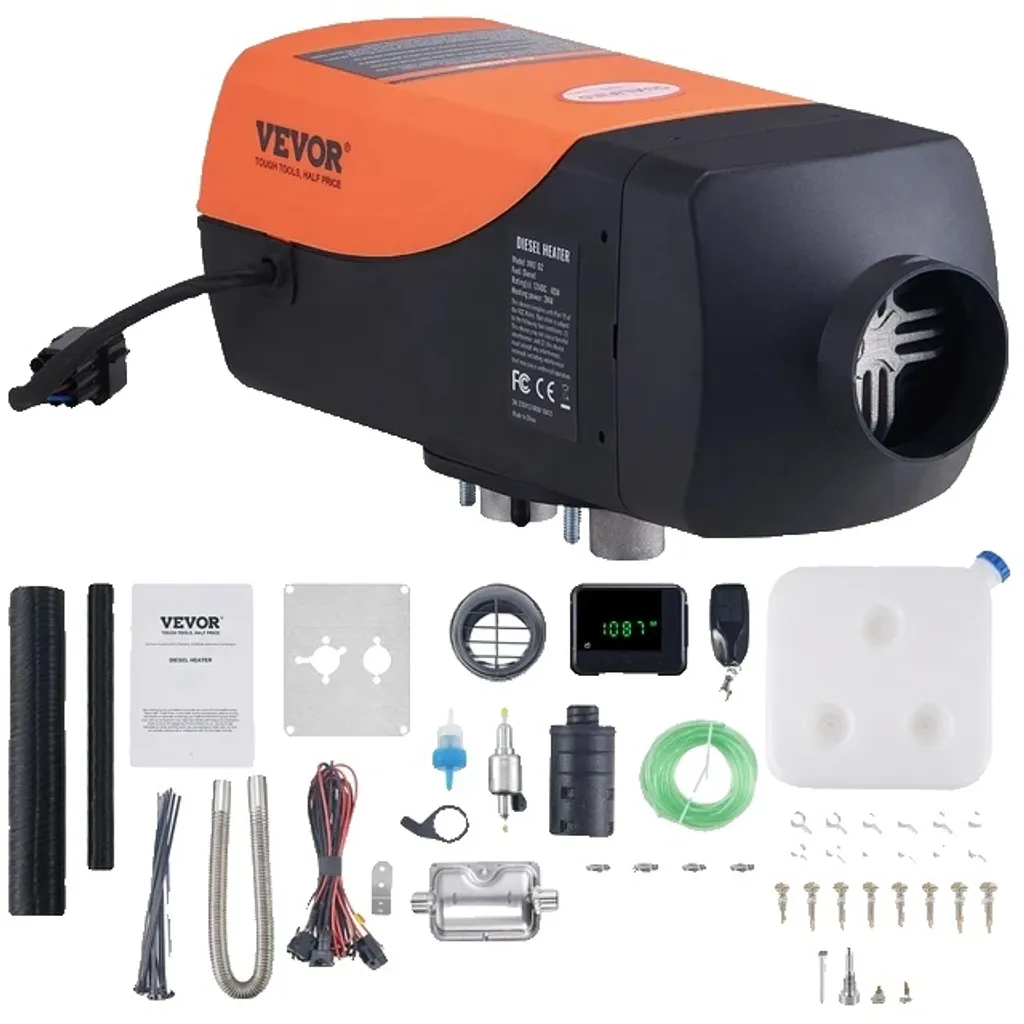 Dégivrez votre pare-brise avec ce chauffage voiture diesel 2KW et LCD