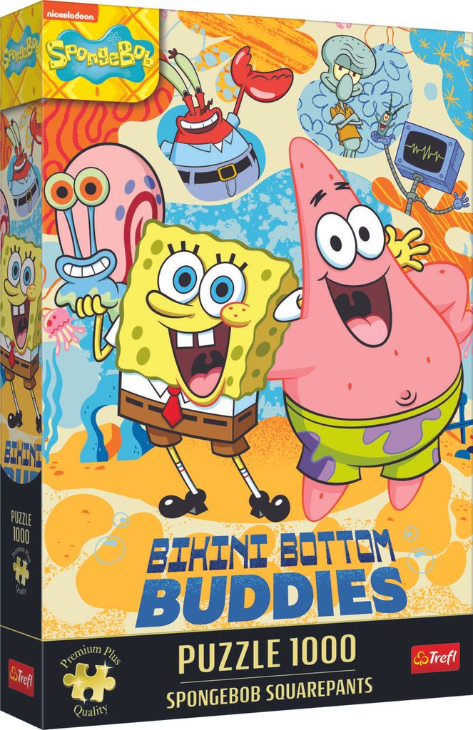 TREFL Puzzle Premium Plus SpongeBob 1000 Stü ck Produktbild 