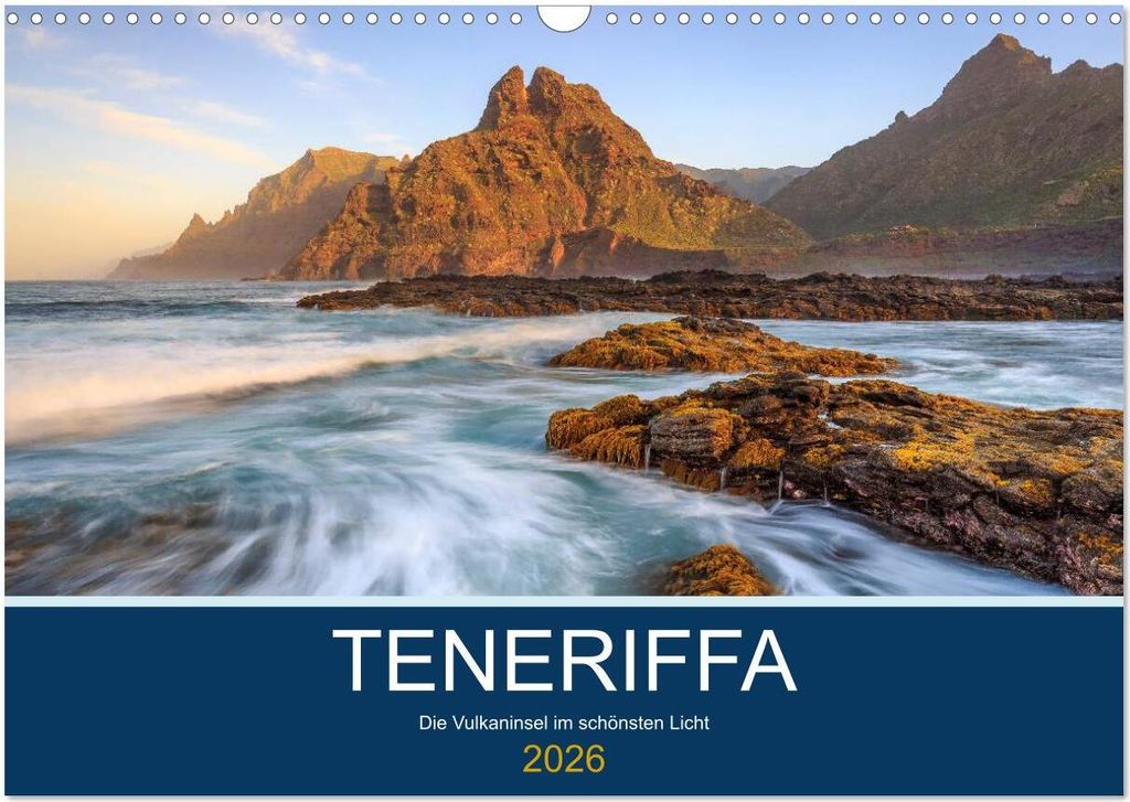 Teneriffa - Die Vulkaninsel im schönsten Licht (Wandkalender 2026 DIN A3 quer), CALVENDO Monatskalender