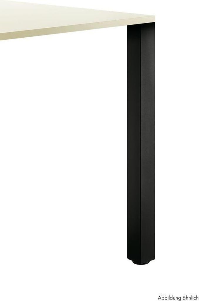 Quadra, Stützfuß, schwarz matt geperlt, H 870 mm Produktbild 