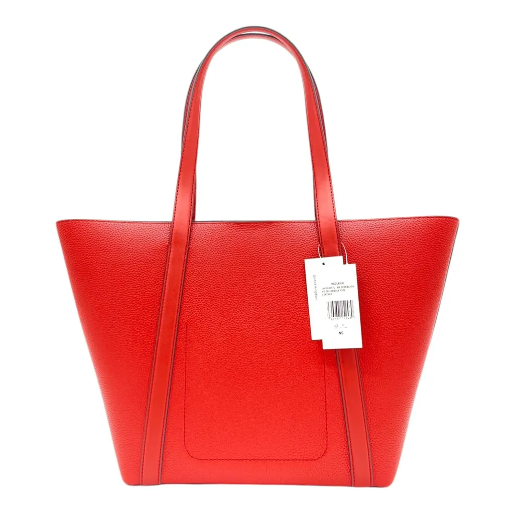 Sac cabas fourre-tout Michael Kors Hadleigh en cuir véritable orange - 8