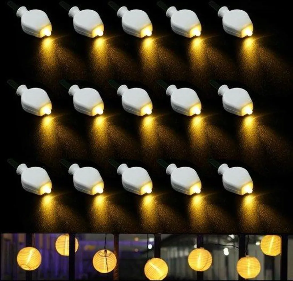 Guirlandes blanc chaud Noël : pack de 15 pour illuminer toute la maison